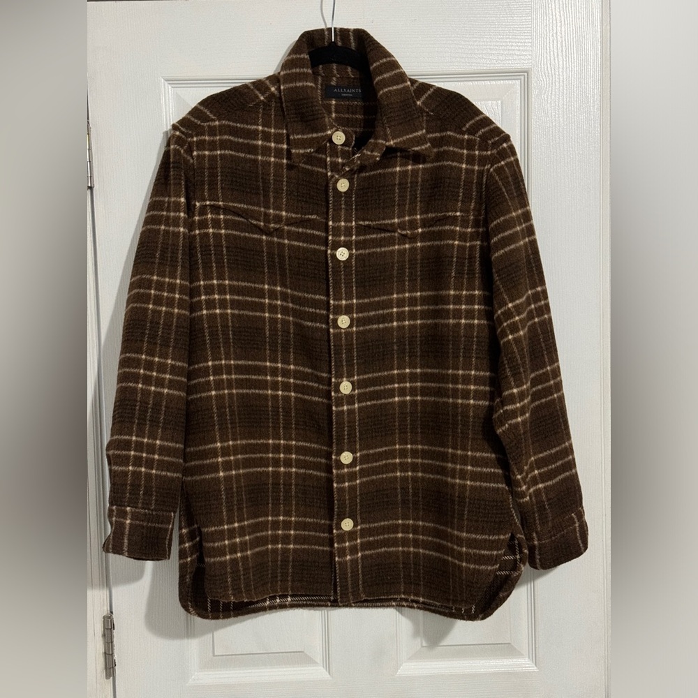 Allsaints Nikko L/S Shirt - Size Medium